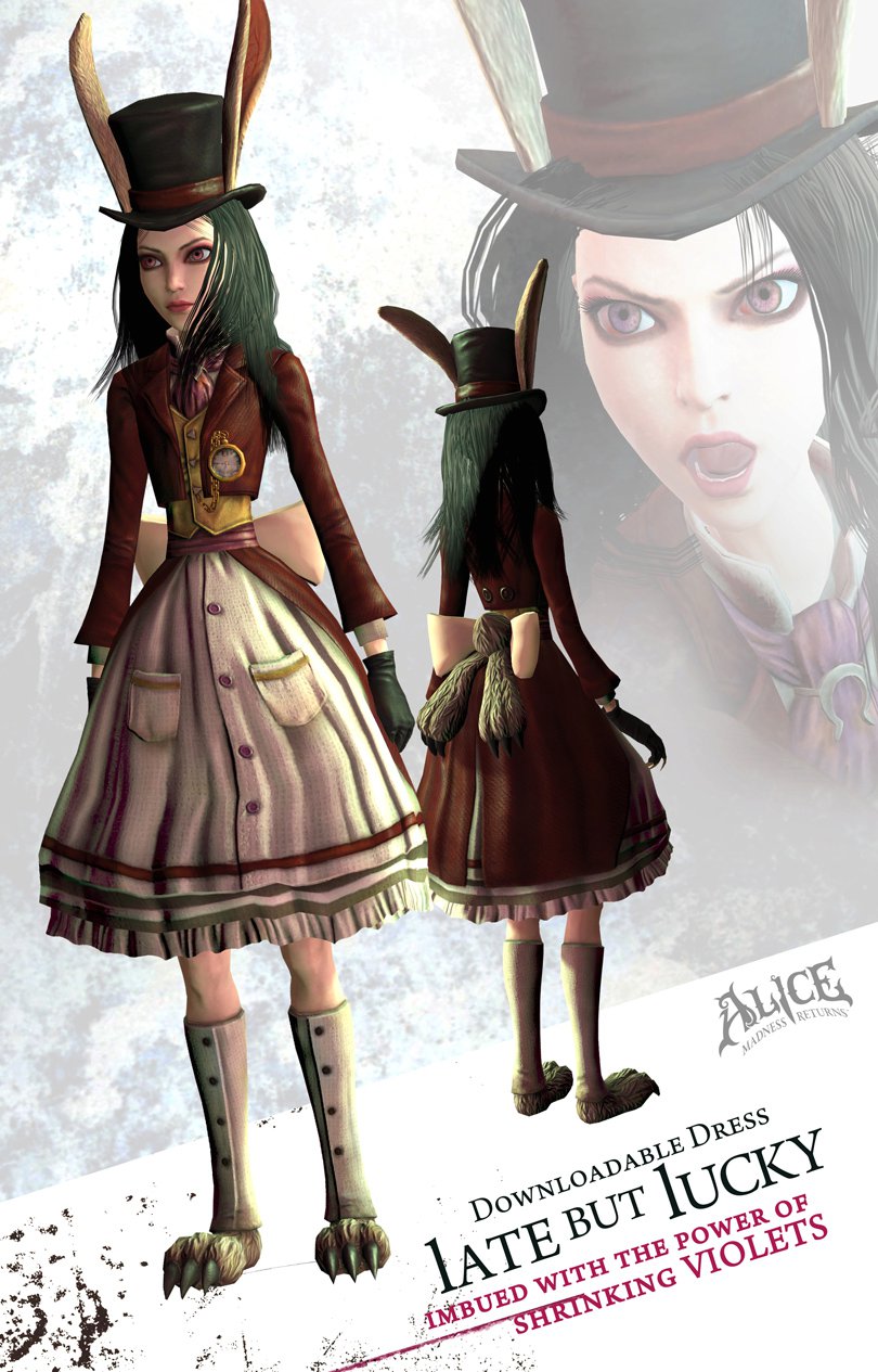 Alice Madness Returns Dlc Outfits Outed Rely On Horror