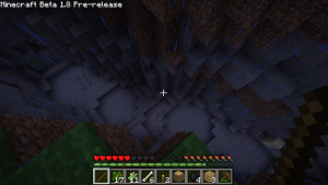 A screenshot showing one of the new landmarks and some other new features.