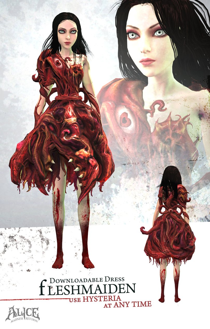 Alice: Madness Returns DLC outfits outed - Rely on Horror