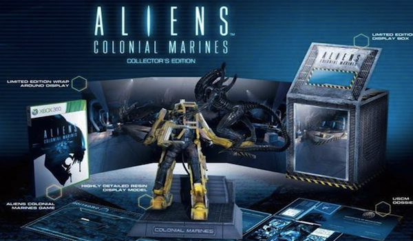 aliens colonial marines statue