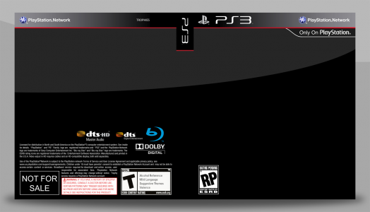 playstation 3 game case template