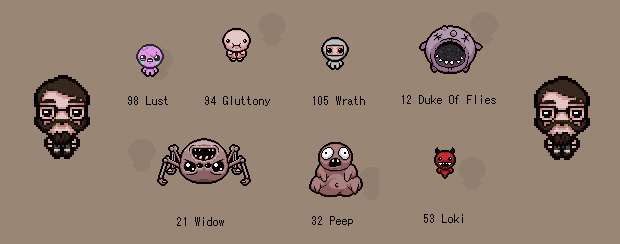 the binding of isaac sprites