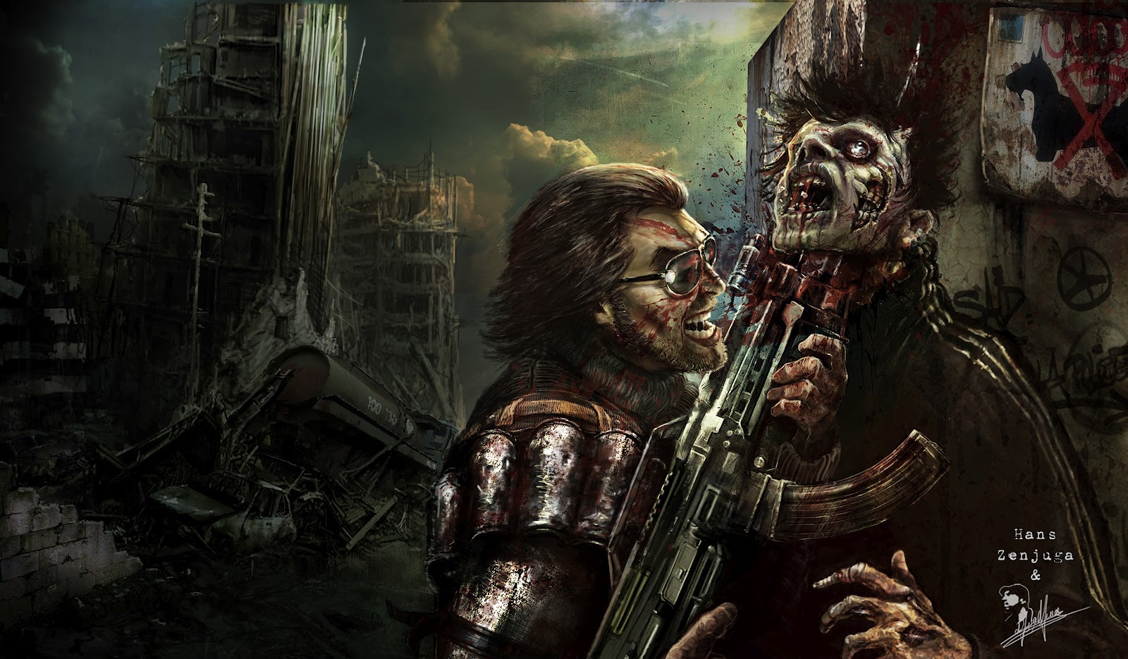 Concept images of cancelled Dead Nation 2, The Walking ...
