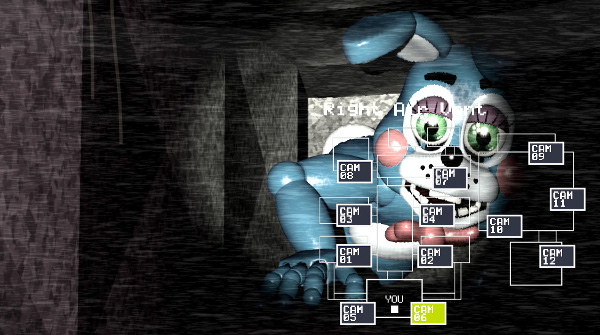 FNaF 2's Withered Animatronics Diagram