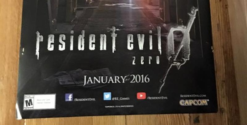 Resident Evil 0 HD Remaster coming in January