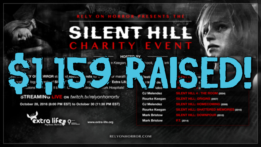 Rely on Horror Presents “Silent Streams”: A 48+ Hour Silent Hill Franchise Charity Livestream (Update: That’s a Wrap)