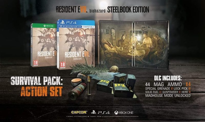 Are you ready for the Resident Evil 7 SteelBook edition