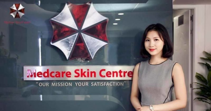 Vietnamese Skin Clinic Accidentally Uses The Umbrella Corporation Logo