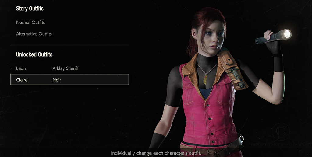 Classic Claire Redfield with Resident Evil 2 Remake Outfit addon