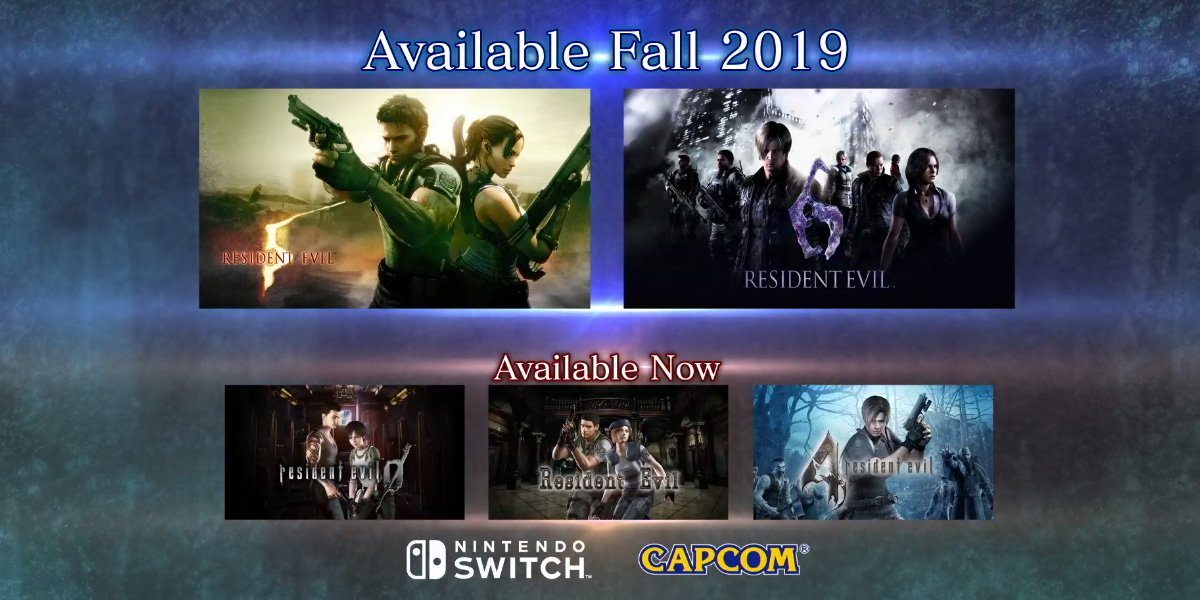 E3 2019: Resident Evil 5 & 6 Coming to Nintendo Switch - Rely on Horror