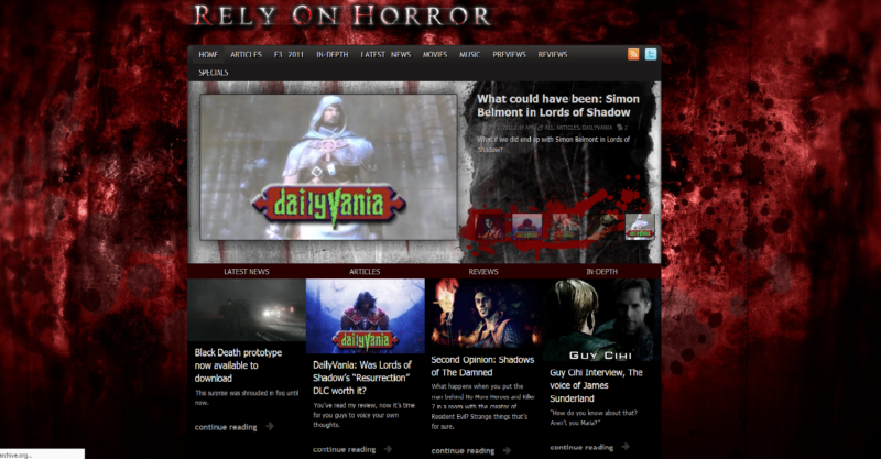 Rely on Horror as it appeared in 2011