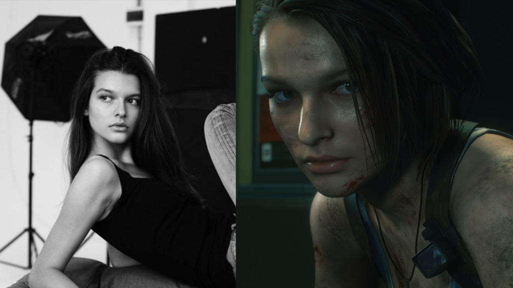 Resident Evil 2 Remake Face Models Behind Characters 