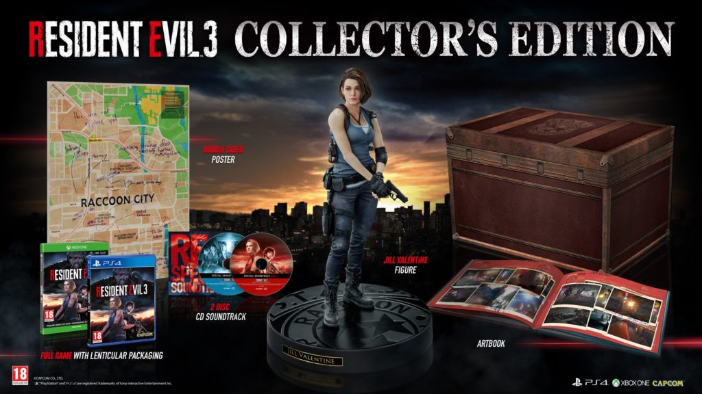 Resident Evil 3 Remake Eu Collector S Edition Revealed Rely On Horror