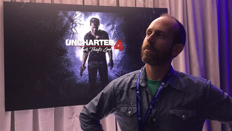 Uncharted 2 co-director Bruce Straley acknowledges the train scene sim