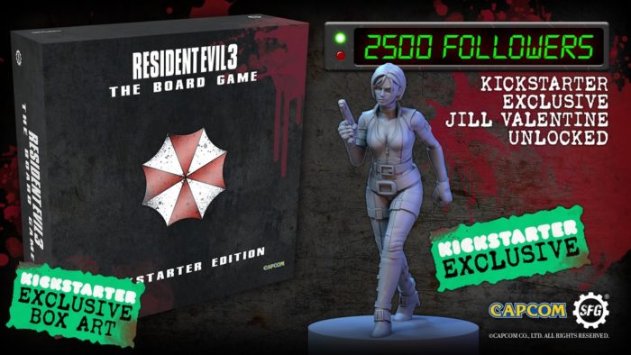 Resident Evil 3: The Board Game on Kickstarter from Steamforged Games