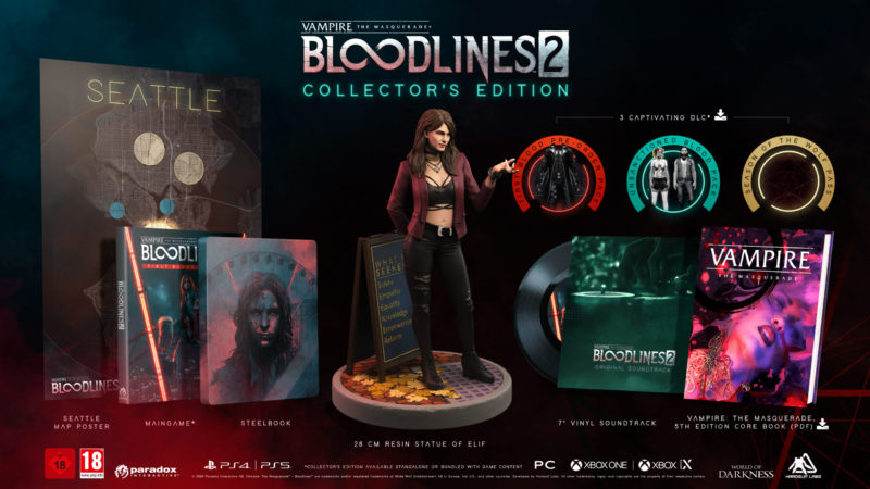 Vampire: The Masquerade – Bloodlines 2 Collector’s Edition Revealed; Plus Damsel Returns