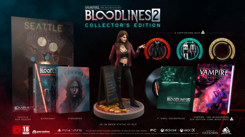 Vampire: The Masquerade - Bloodlines 2 Reveals Collector's Edition,  Returning Character - RPGamer