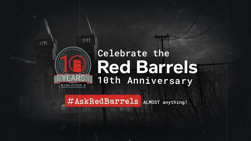 Red Barrels 10th year anniversary.