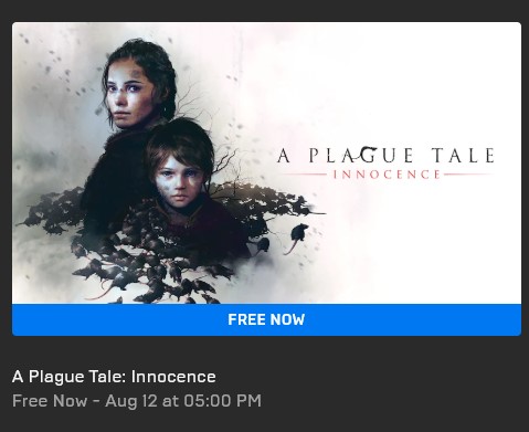 A Plague Tale: Innocence  Baixe e compre hoje - Epic Games Store