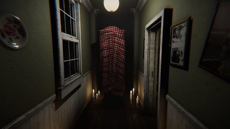 Screenshot from MADiSON showing a Grandfather clock with a sheet over it.