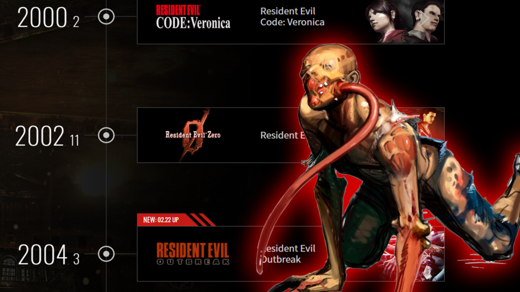 New Resident Evil Portal History Adds CV/Outbreak 1/2, New Concept Art  Revealed