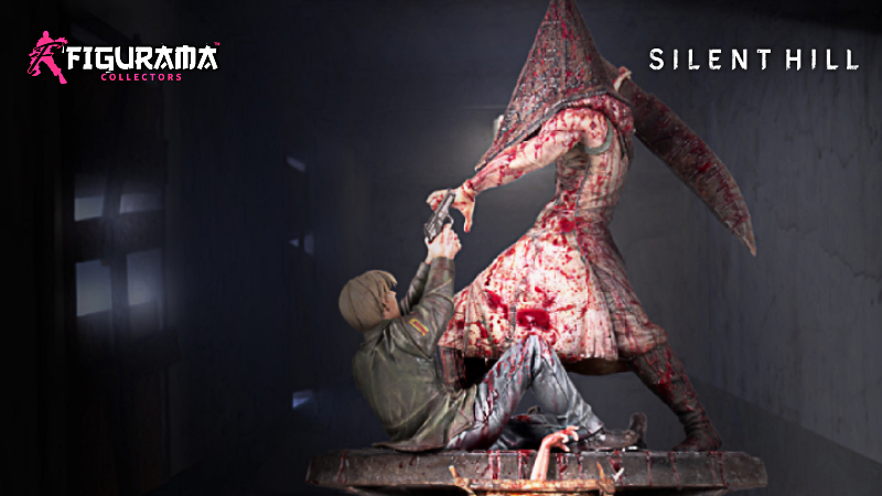 Figurama Collectors Releasing Exclusive Red Pyramid Thing vs James Sunderland Statue