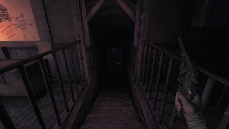 Amnesia: The Bunker - man holding a pistol.