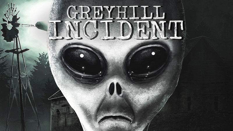 Greyhill Incident: close-up of a grey alien.