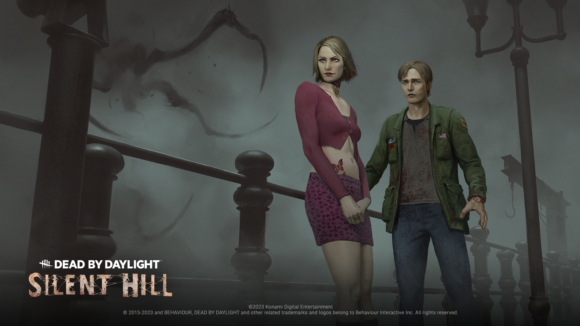 Maria and James Sunderland from Silent Hill 2 in Dead By Daylight