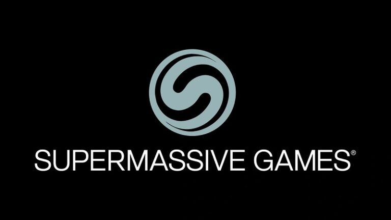 Supermassive Games logo on a black background.