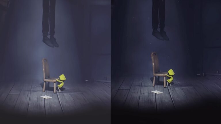 Little Nightmares Enhanced Edition comparison.