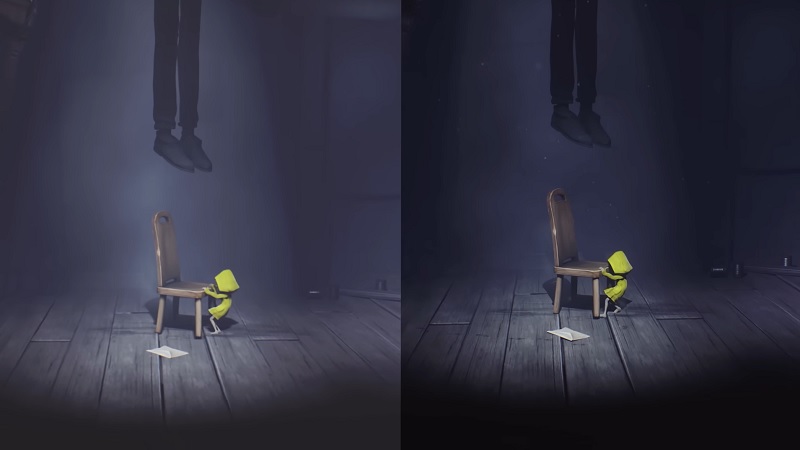 Little Nightmares Enhanced Edition comparison.