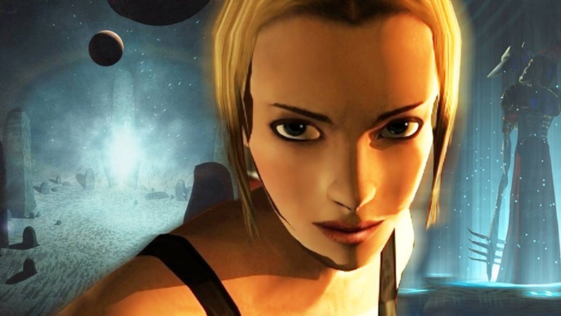 Nightdive Studios: a female video game character with blonde hair stares intensely at the camera.